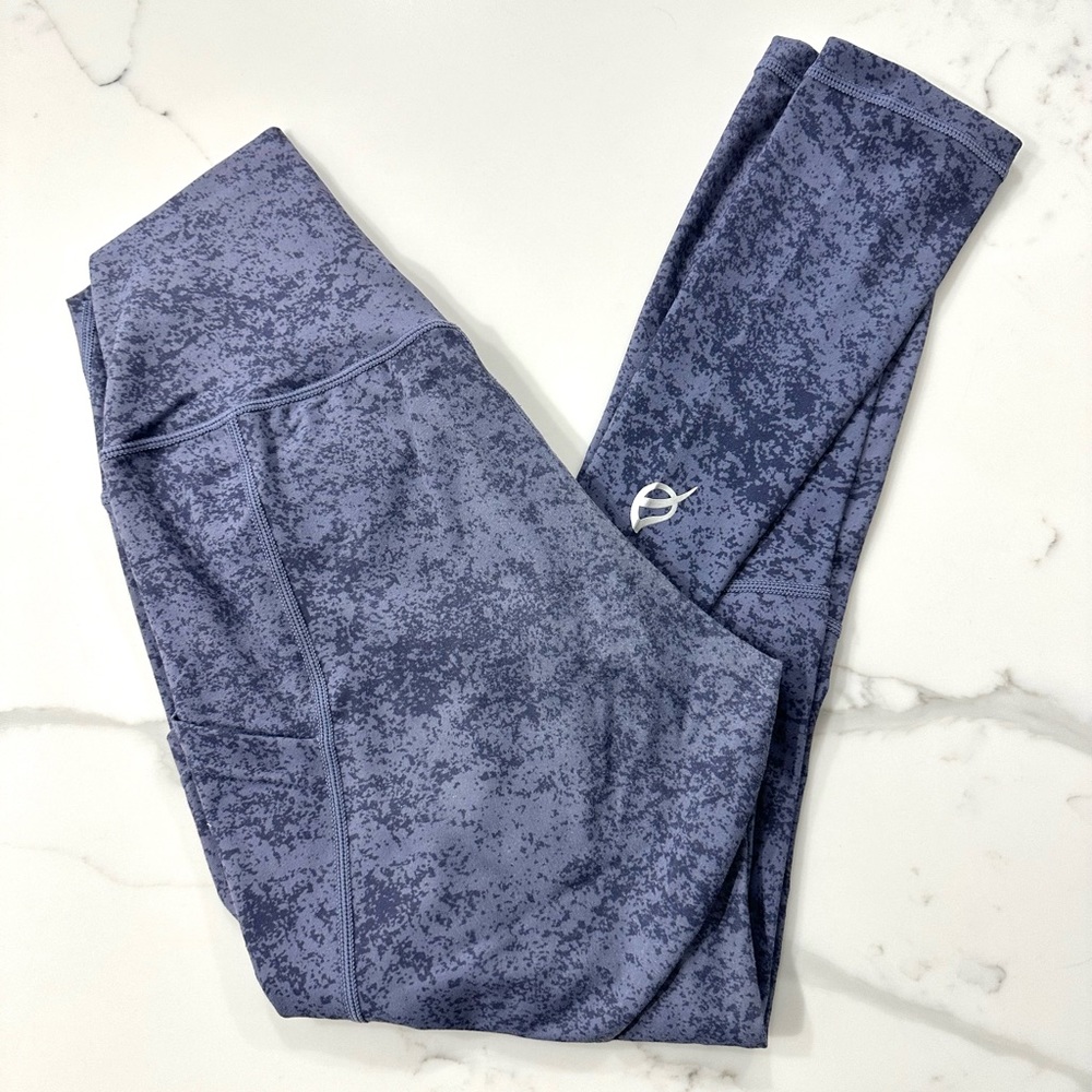 P’tula High Waisted Purple Speckled Leggings